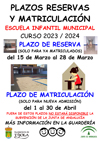 Abierto el plazo de matrícula y reservas para el curso 23/24 - Escuela Infantil Municipal de Tíjola